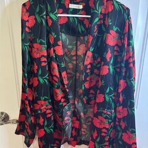 LUSH Floral Blazer Nordstrom Size M